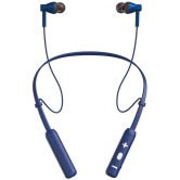 Tecsox Blaze 200 Bluetooth Bluetooth Earphone In Ear Powerfull Bass Blue