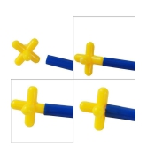 Fratelli Colorful Pipe Straw Stick Building Block Educational Assembly Toy for Kids (100 Pieces)