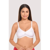 Elina Pack of 1 Cotton Non Padded Womens T-Shirt Bra ( White ) - None