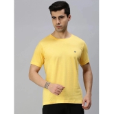 ONN - Yellow Cotton Blend Regular Fit Mens T-Shirt ( Pack of 1 ) - None