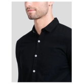 Paul Street Cotton Blend Slim Fit Solids Mens Casual Shirt - Black ( Pack of 1 ) - None