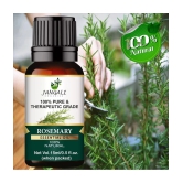 PURE JANGALI ORGANICS Rosemary Essential Oil | Hair Growth, Skin, Face | PURE 15ML