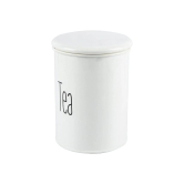 Tea Jar with Lid - (Off White, 900mL)