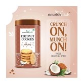 NourishVitals Cocount Cookies, Heavenly Bites, Source of Protein, Crunchy Delights, Genius Snack, 120g x Pack Of 2