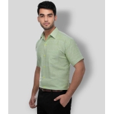 DESHBANDHU DBK - Green Cotton Regular Fit Mens Formal Shirt (Pack of 1) - None