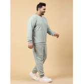 Rigo Light Green Cotton Blend Regular Fit Mens Tracksuit ( Pack of 1 ) - None