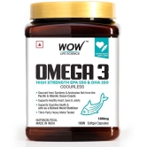 WOW Life Science Omega-3 Capsules With Fish Oil - Fatty Acid Enriched 180 Capsules