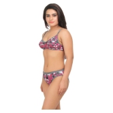 TCG Multi Color Cotton Bra & Panty Set - None