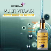 Multi Vitamin Acne Buster Serum Kakadu Plum,Hyaluronic Acid, Salicylic Acid, Dragon Fruit, Cica Extract, Enriched with-Vitamin A, C, E, B1, B2, B12, K1 Bromelain, AHA.