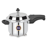 Softel Stainless Steel Pressure Cooker | Gas & Induction Compatible | Silver