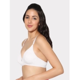 IN CARE LINGERIE White Cotton Blend Non Padded Womens Everyday Bra ( Pack of 1 ) - None