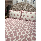 Hand Block Cotton Bedsheet | Maya Bedsheet-King