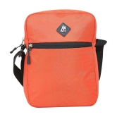 MIKE 5 Ltrs Orange Polyester College Bag - Orange