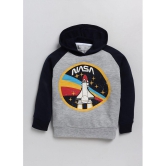 Lazy Shark - Gray Cotton Boys Sweatshirt ( Pack of 1 ) - None