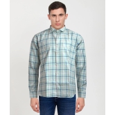 Cotton Full Sleeve Shirt Big Green Red Check