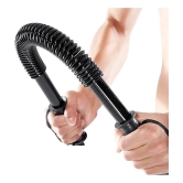 Power Twister Bar Exercise Equipment For Upper Body And Arm Strengthening Workouts 20 Kg For Beginners, Pack of 1 - Black