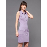 Miss Chase - Lavender Polyester Womens Bodycon Dress ( Pack of 1 ) - None