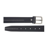 Zacharias Boys Synthetic Leather Belt for kids (Pack of 1) (kb-20_Black) (6-10 Years) - None