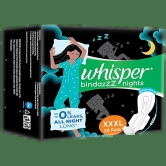 Whisper Bindazzz Nights Xxxl, 4 Pads