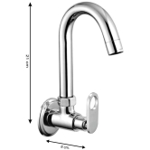 Cossimo Brass Prime Sink Tap for Kitchen Sink (Pack of 1) Brass Kitchen Sink Tap (Sink Cock)