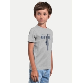 Radprix Grey Cotton Blend Boys T-Shirt ( Pack of 1 ) - None