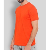 SKYRISE - Orange Cotton Slim Fit Men's T-Shirt ( Pack of 1 ) - None