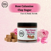 ROSE CLAMINE CLAY SUGAR FACE & BODY SCRUB-50 g