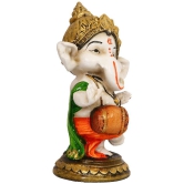 eCraftIndia Showpiece Resin Ganesha Idol 7 x 8 cms Pack of 1