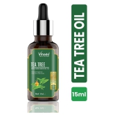 Vihado - Tea Tree Essential Oil 15 mL (Pack of 1)