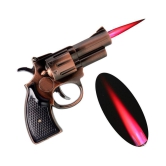 Jm Aluminium Gun Lighter Cigarette Lighter - Brown