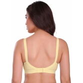 Eves Beauty Basic Bra Women Full Coverage Non Padded Bra-40D / Skin / Cotton Blend