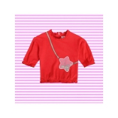 MINI KLUB Pack of 1 Baby Girls Cotton Top ( Red ) - None