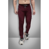 Forbro - Maroon Lycra Mens Sports Trackpants ( Pack of 1 ) - None