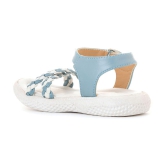 Bonito Blue Flat Sandal for Girls (2-4.5 yrs) - None