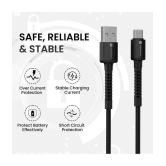 Portronics Black 3A Type C Cable 2 Meters - Black