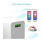 Portronics - Type C 3A Wall Charger - White