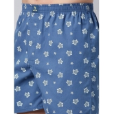 Joven Blue Cotton Mens Boxer- ( Pack of 2 ) - None