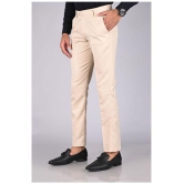 MANCREW - Cream Polycotton Slim - Fit Men's Formal Pants ( Pack of 2 ) - None