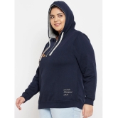 AUSTIVO Cotton Navy Zippered Sweatshirt - None