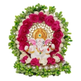 eCraftIndia Showpiece Resin Ganesha Idol 12 x 10 cms Pack of 1