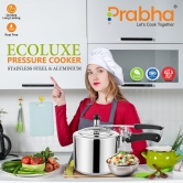 Ecoluxe Aluminium Ib Pressure Cooker-3L