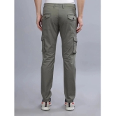 Paul Street Slim Flat Mens Cargos - Olive Green ( Pack of 1 ) - None