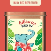 Hibiscus Green Tea - Loose Tea-200 GMS