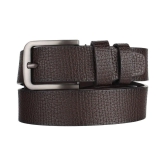 Loopa Brown PU Formal Belt - 38