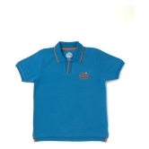 Cub McPaws Boys Blue Polo T Shirt | Half Sleeves | for 4-12 Years Boys - None