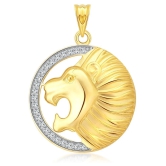 Vighnaharta Golden Alloy Pendant