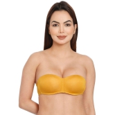 ILRASO - Mustard Polyester Lightly Padded Women's Balconette Bra ( Pack of 1 ) - None