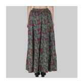 Sttoffa Green Cotton Womens Flared Skirt ( Pack of 1 ) - None