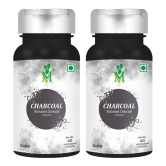 Charcoal Activated Veg. Capsules Pack of 2 - 60's