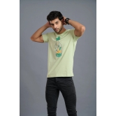 Sea Devil Printed Mint Green T-Shirt for Men L